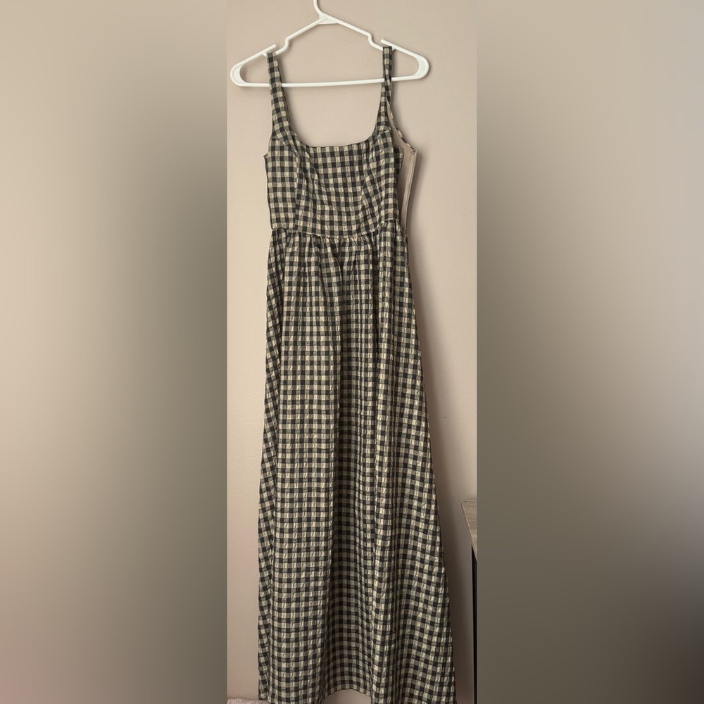 Princess Polly Beige Smocked Dress